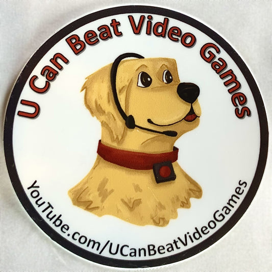 Dog Logo Circle Sticker